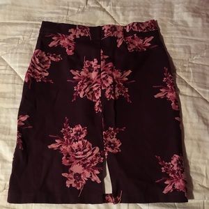 Floral long skirt